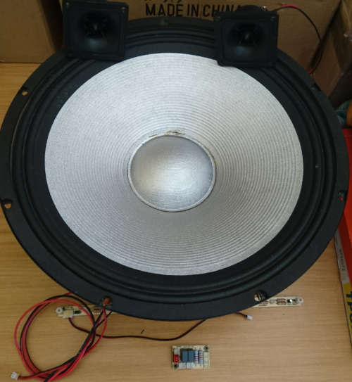 12" Subwoofer and Dome Tweeters from JVC MX-PH800