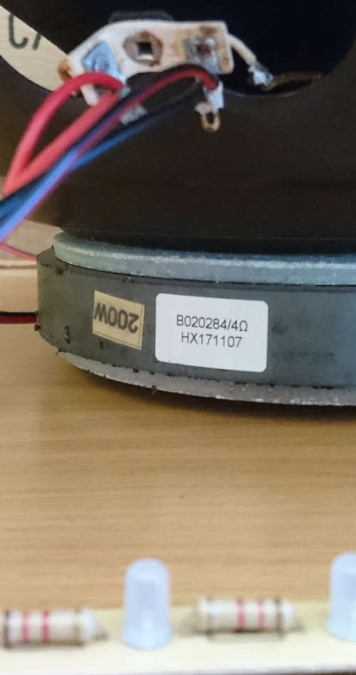 12" Subwoofer and Dome Tweeters from JVC MX-PH800