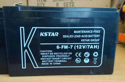 K-Star 12V 7Ah Ups/Gate Motor/Alarm Battery