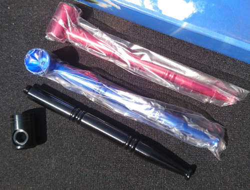 145mm Long Aluminium Alloy Smoking Pipe Filter