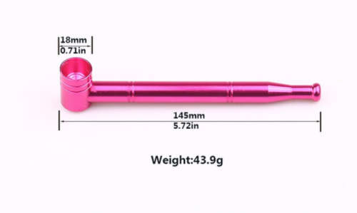 145mm Long Aluminium Alloy Smoking Pipe Filter