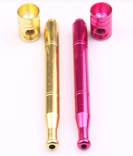 145mm Long Aluminium Alloy Smoking Pipe Filter