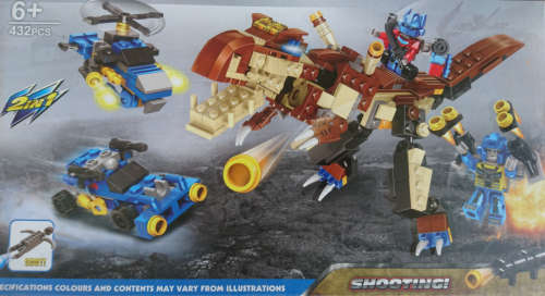 Great Friend - Autobot Micro Transformers/Ares (432 pieces) T-Rex