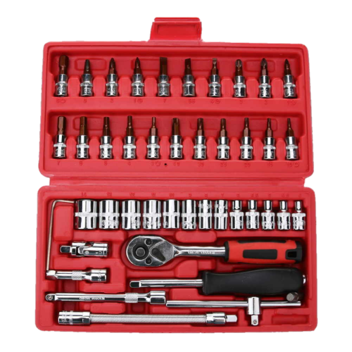 CR-V 46 Piece 1/4" Multi Use Socket Set