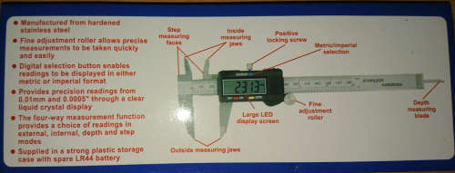 150mm/6" Digital Vernier