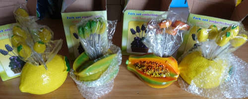 Cocktail Fruit Fork Set