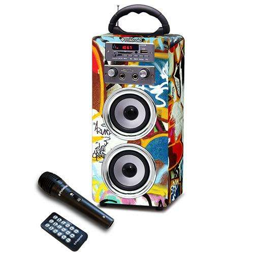 Polaroid Portable Karaoke Beatbox with Mic + Remote