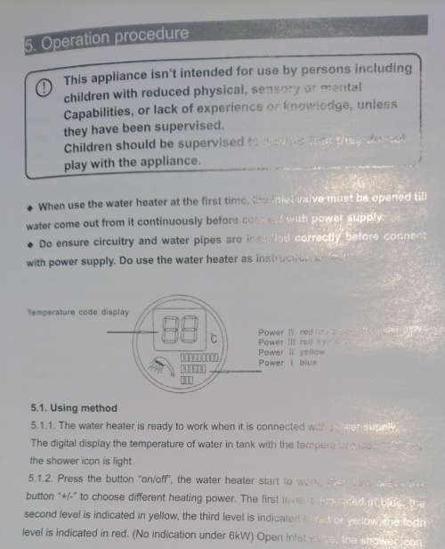 Instant Water Heater (DZR-CY8P)