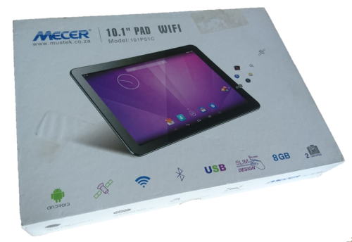 Mecer 10.1" Pad Wifi 8gb(101P51C - Display Unit)