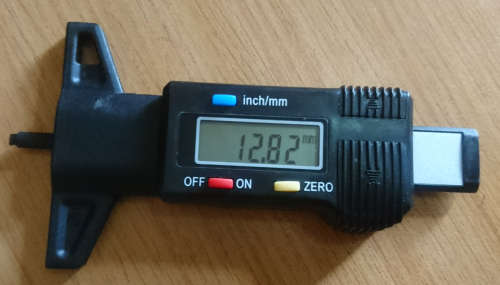 1" Digital Auto Tread/Disc/Shoe Depth Gauge