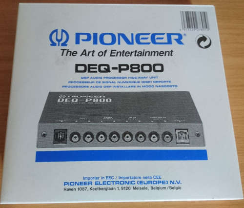 Pioneer Hide-Away/Crossover Unit (DEQ-P800)