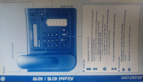 Alcatel 4019 SET Phone (Displays) As New