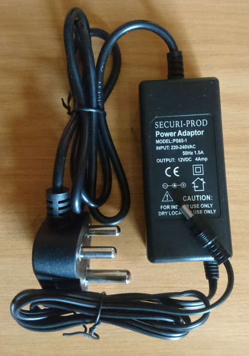 12V 4a Power Adapter (No Packaging) - Universal Will Be used for Shipping