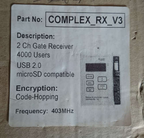 Sherlo Complex Gate Receiver V3
