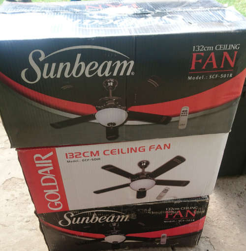 Blade Arms for Goldair/Sunbeam GCF501-R/SCF501-R 5 Blade Ceiling Fan - GlossFinish