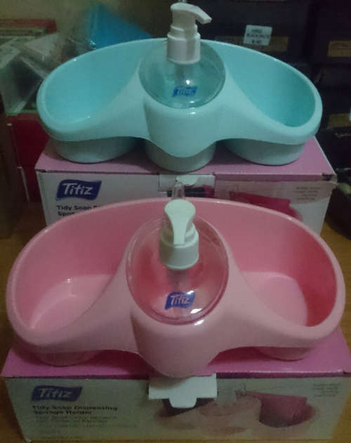 Tidy Soap Dispersing Sponge Holder (Titiz) Pink Available