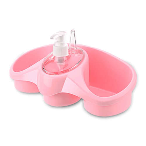Tidy Soap Dispersing Sponge Holder (Titiz) Pink Available