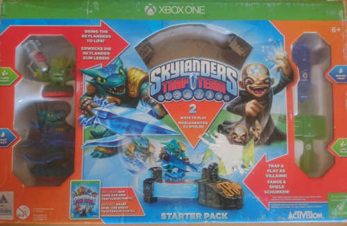 Xbox One - Skylanders Trap Team Starter Pack (Displays - Discs Sealed - Package Mild Wear)