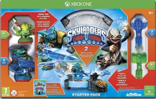 Xbox One - Skylanders Trap Team Starter Pack (Displays - Discs Sealed - Package Mild Wear)