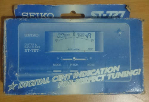 Seiko ST-727 Guitar And Base Tuner (As New)
