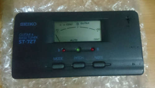 Seiko ST-727 Guitar And Base Tuner (As New)