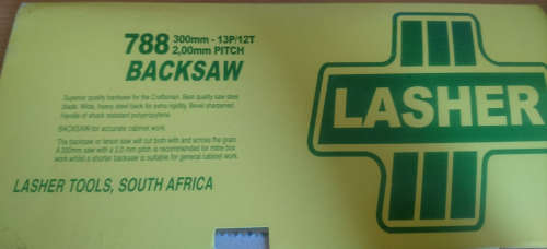 Re-List - Last 1 - Lasher BackSaw 788 (300mm x 13PTS)