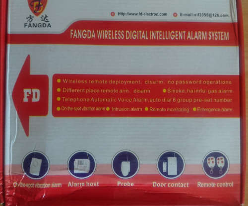 Wireless and Digital Security Alarm System (Motion & Vibration Sensor) - Please Read