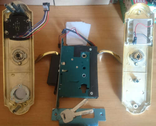 Last 1 - Access Control Home/Office Door Lock (Gold & Silver) Please Read