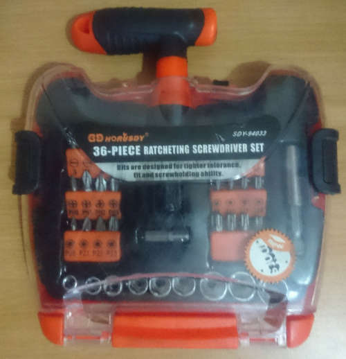 36 Piece Ratcheting Screw Driver Set SDY94033 (Please Read)