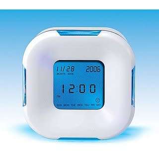 4 Sided Led Gravitational Digital Clock with Temp. Monitor