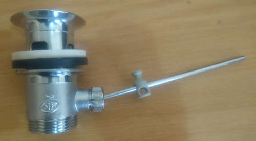 NF Pop Up Sink Trap (Mild Steel - Chrome Finish)