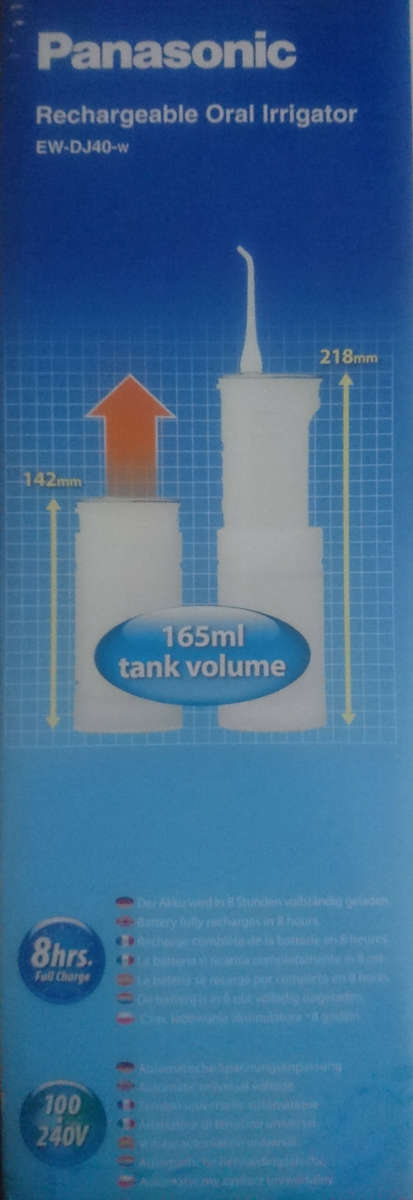 Panasonic Oral Irrigator Water Flosser Cordless Dental Care (EWDJ10)