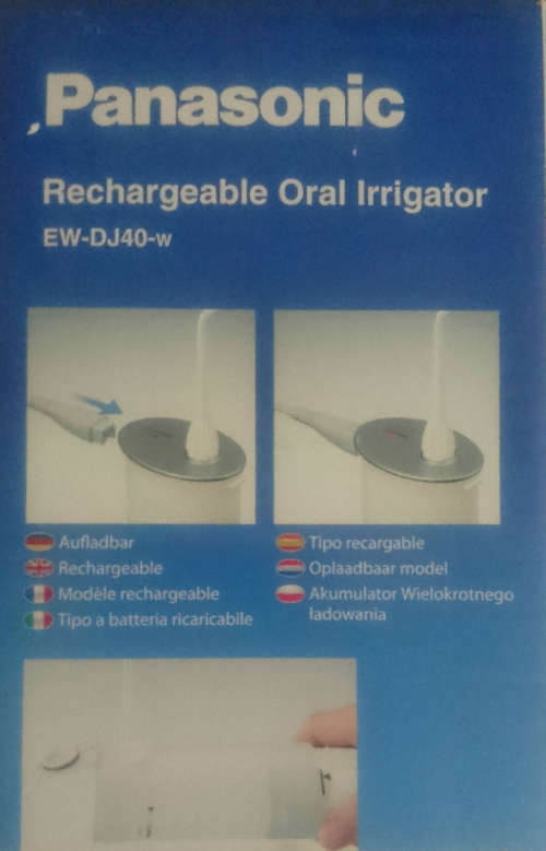 Panasonic Rechargeable Oral Irrigator Water Flosser Cordless Dental Care (EWDJ40-w)