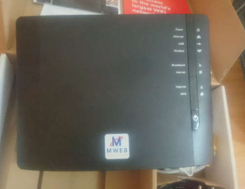 Mweb Wireless-N VDSL Modem/Router (TG589 VN V3)