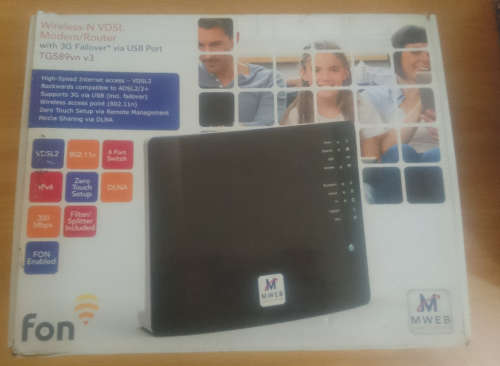 Mweb Wireless-N VDSL Modem/Router (TG589 VN V3)