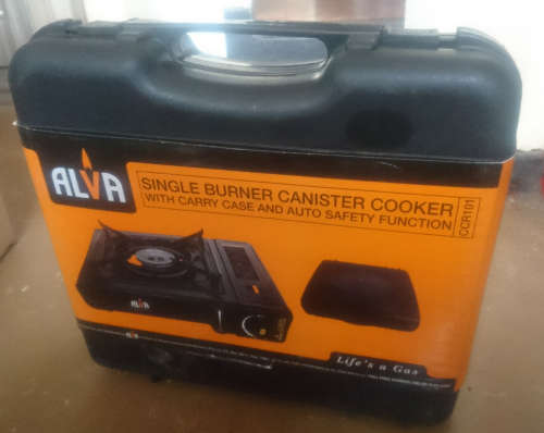 Alva Single Burner Portable Canister Gas Stove (As New)
