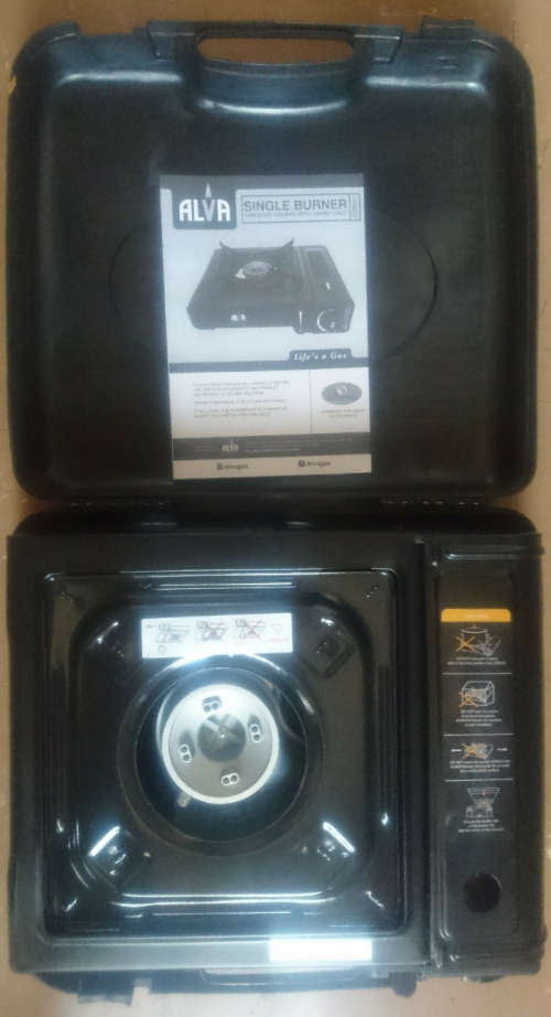 Alva Single Burner Portable Canister Gas Stove (As New)