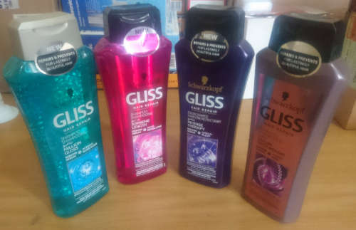 4 x 400ml Gliss Hair Therapy Shampoo (Schwarzkopf)