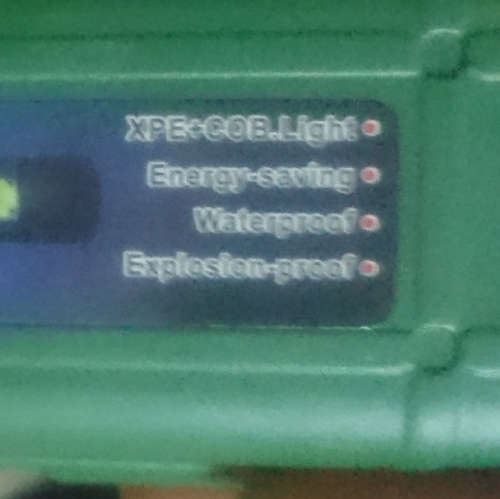 Explosion/Water Proof Tactical XPE + COB.LIGHT (USB RECHARGEABLE)