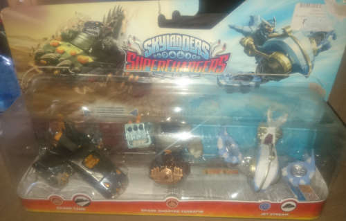 Skylanders SuperChargers Triple Pack (Shark Tank, Shark Shooter Terrafin & Jet Stream) - Display Set