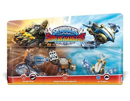 Skylanders SuperChargers Triple Pack (Shark Tank, Shark Shooter Terrafin & Jet Stream) - Display Set