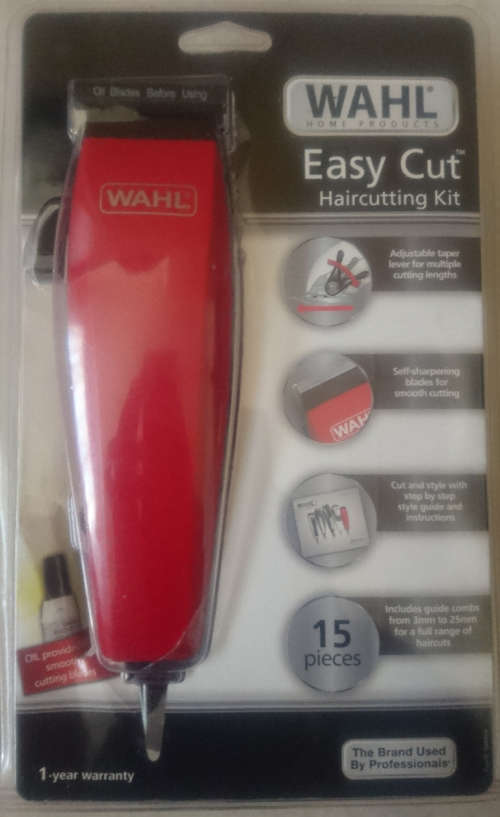 15 Pc Wahl Easy-Cut Hair Cutting Kit (Blister Pack Damaged - Kit As New!)