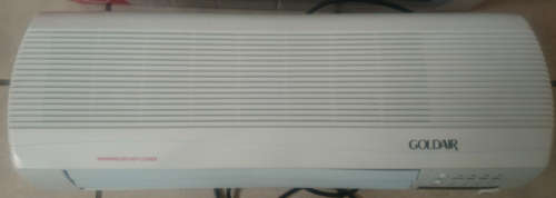 Goldair PTC Wall Mounted Fan/Heater GWP-2000A (Remote Controlled) Displays - Package Wear