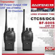 Twin Pack Baofeng 16 Channel 2 Way Radio BF-600S Compatible with BF-888S