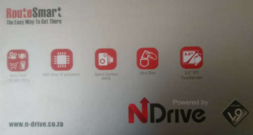 NDrive V9 Touch 3.5` GPS (Incuding SA Languages and Zulu)