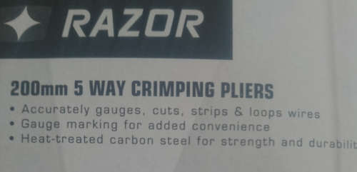 Razor - 200mm 5 way Crimping Plier