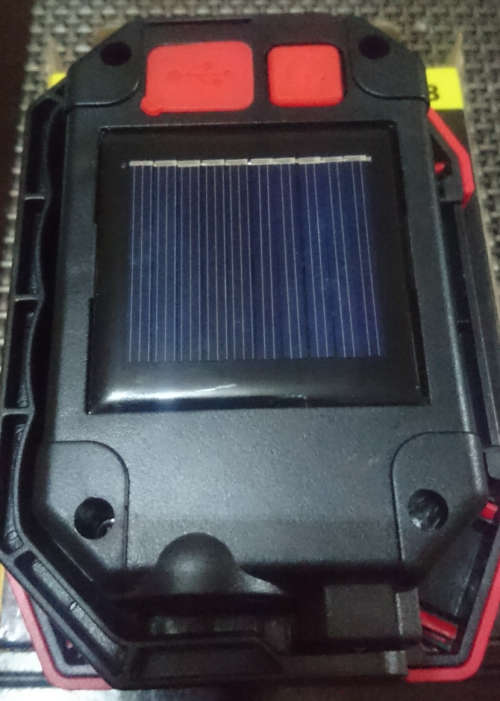 Solar Charging Outdoor/Indoor COB Work Lamp (Display Unit - Please Read)