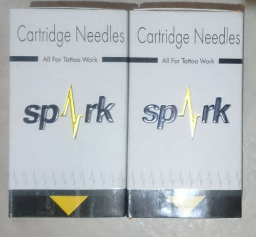 Spark Disposable Tattoo Cartridge Needles (9 x Round Liner 9 x Magnum ) 1 Bid For 18 pieces