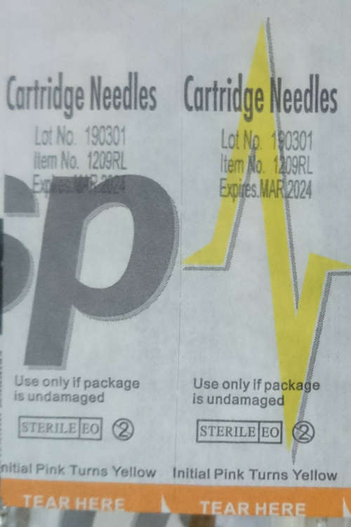 Spark Disposable Tattoo Cartridge Needles (9 x Round Liner 9 x Magnum ) 1 Bid For 18 pieces