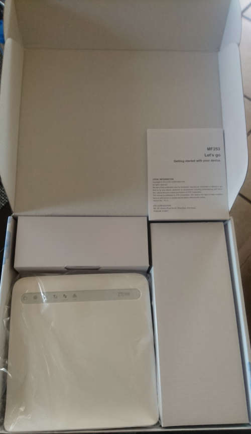 ZTE MF253 Wireless LTE Router(Sim Card/Usb/Adsl) - As New! Up to 32 Users